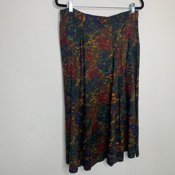 J.H. Collectibles Paisley Fall Colors Skirt Sz ? Medium - Picture 2 of 4
